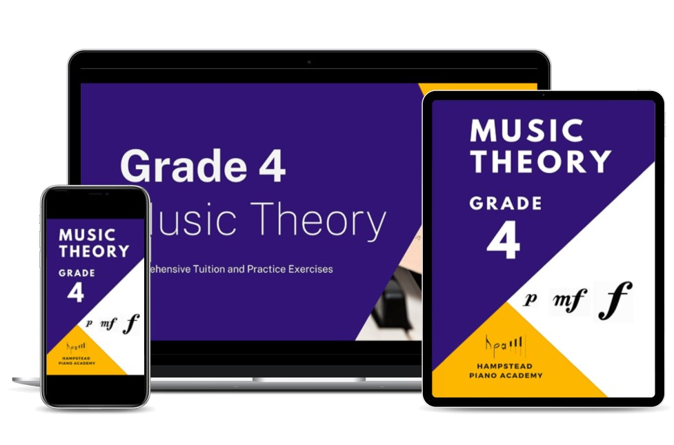 Bundle grade 4 music theory (book + course)