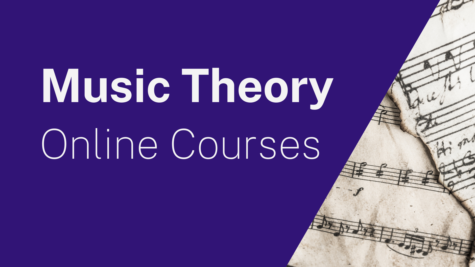 Music Theory Online courses preview