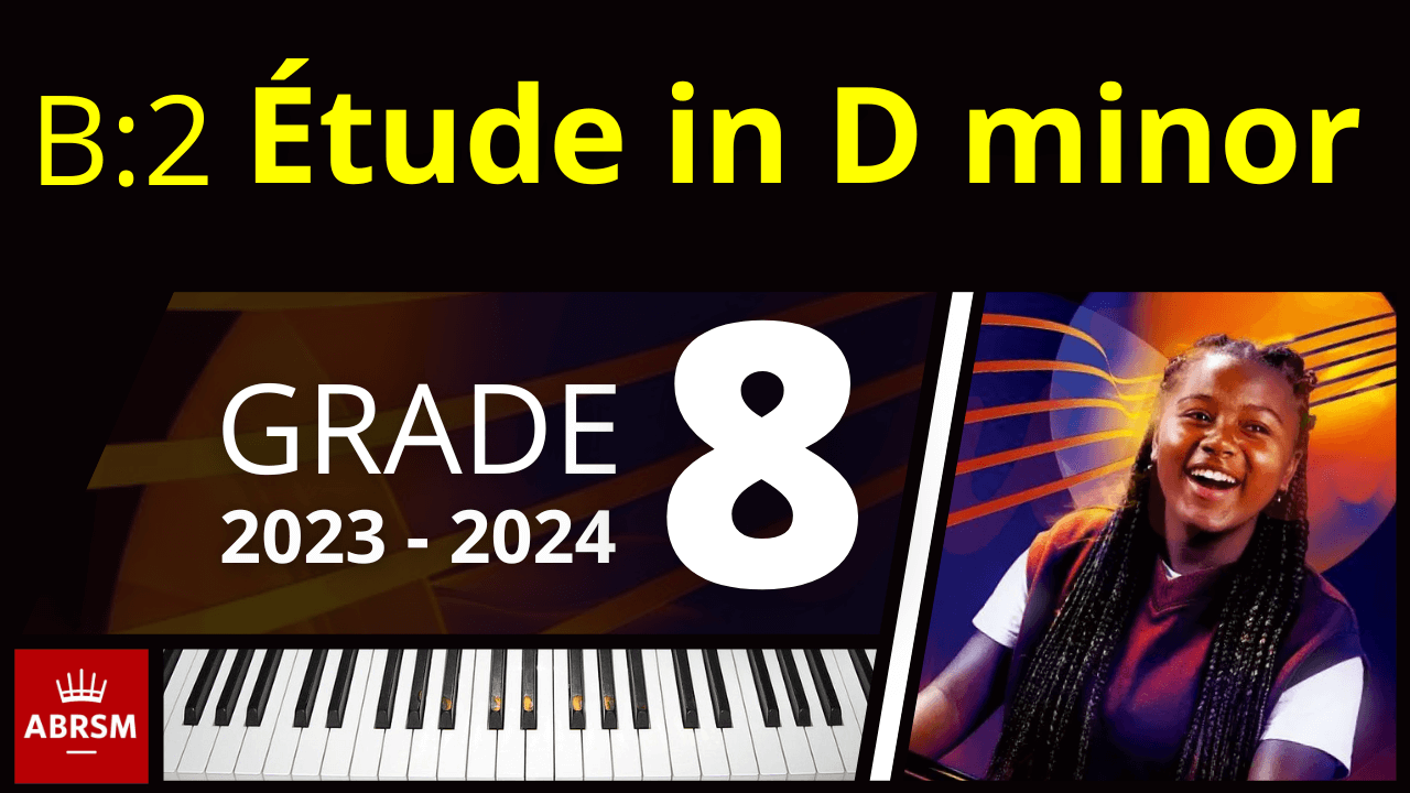 ABRSM Grade 8 Piano 2023 - Étude in D minor, Op. 41 No. 5 (Farrenc)
