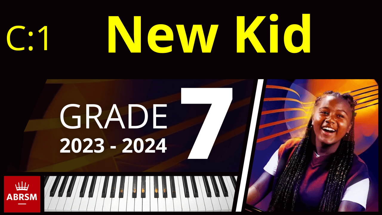 ABRSM Grade 7 Piano 2023 - New Kid No 9 from Jazz Preludes Collection (Christopher Norton)