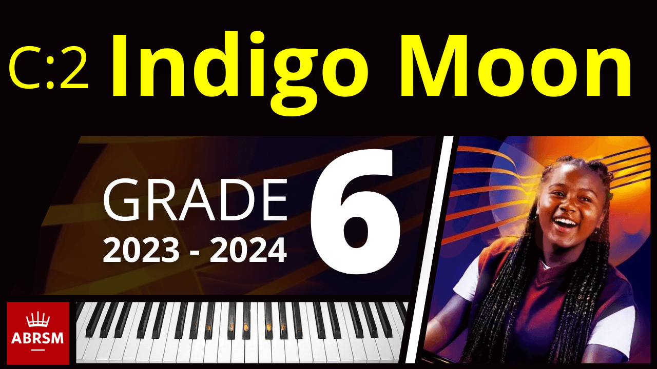 ABRSM Grade 6 Piano 2023 - Indigo Moon from Pepperbox Jazz, Book 2 (Elissa Milne)