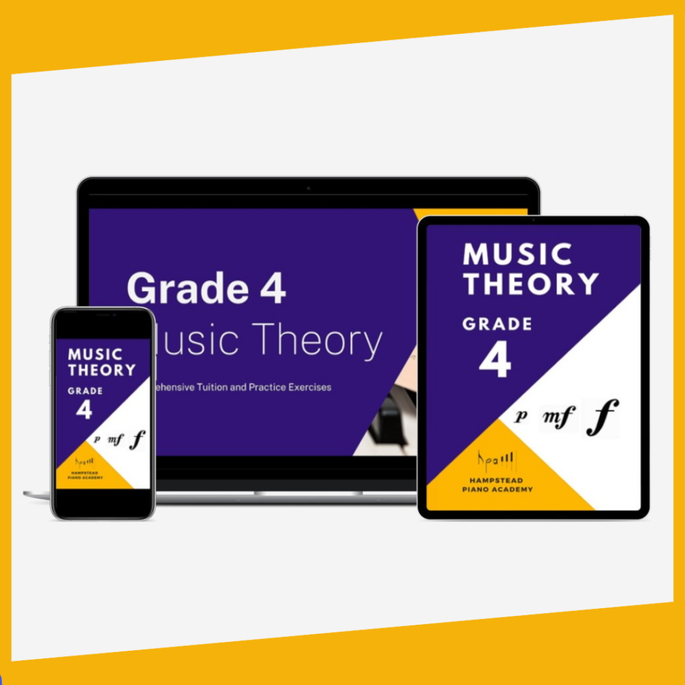 Grade 4 music theory bundle online course textbook